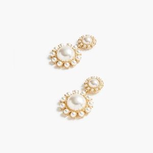 J. Crew Pearl drop earrings